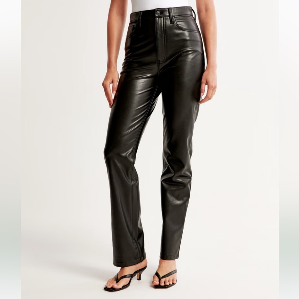 Abercrombie leather pants NWT